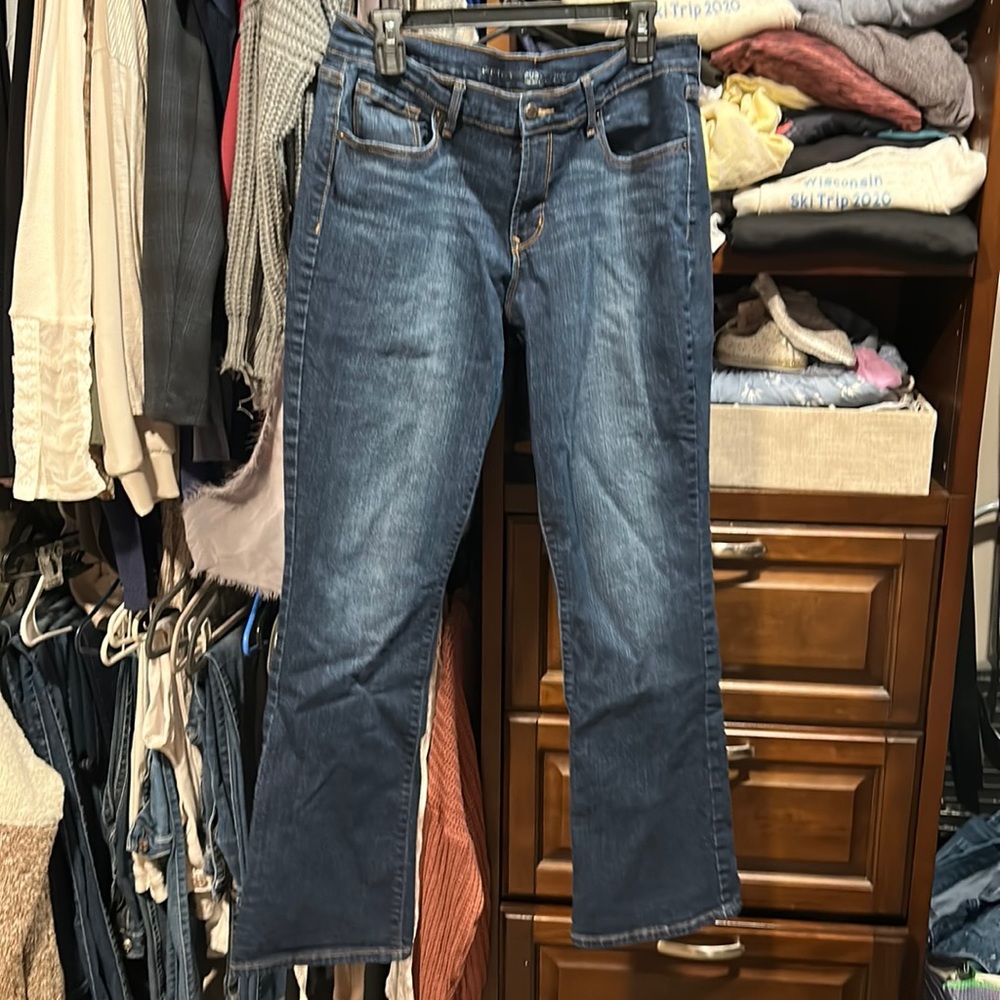 Old Navy size 12 tailored boot cut jeans